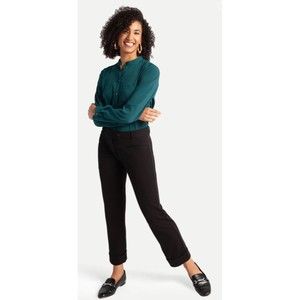 BETABRAND Crop Lite Dress Black Yoga Pant